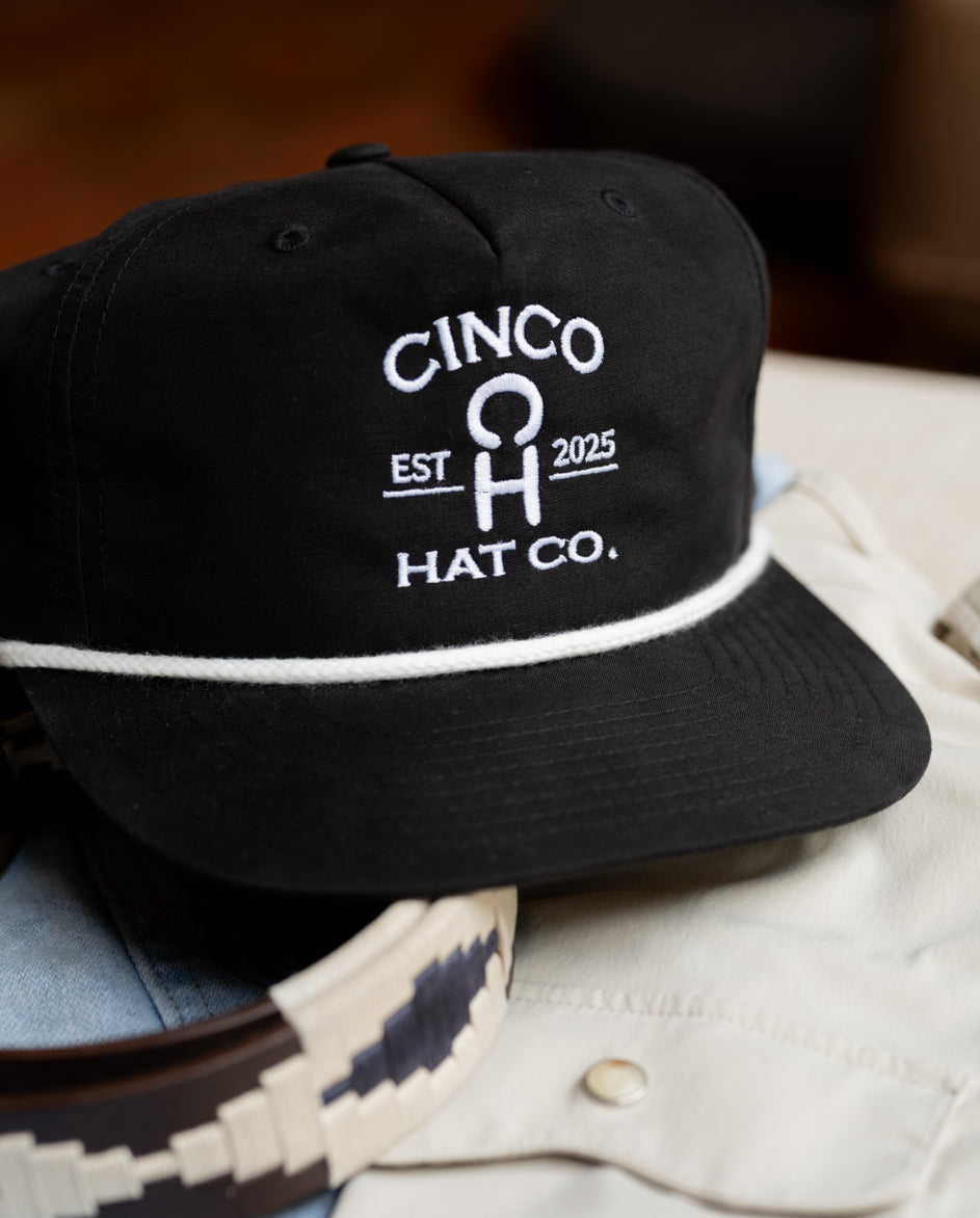 Black Rope Hat