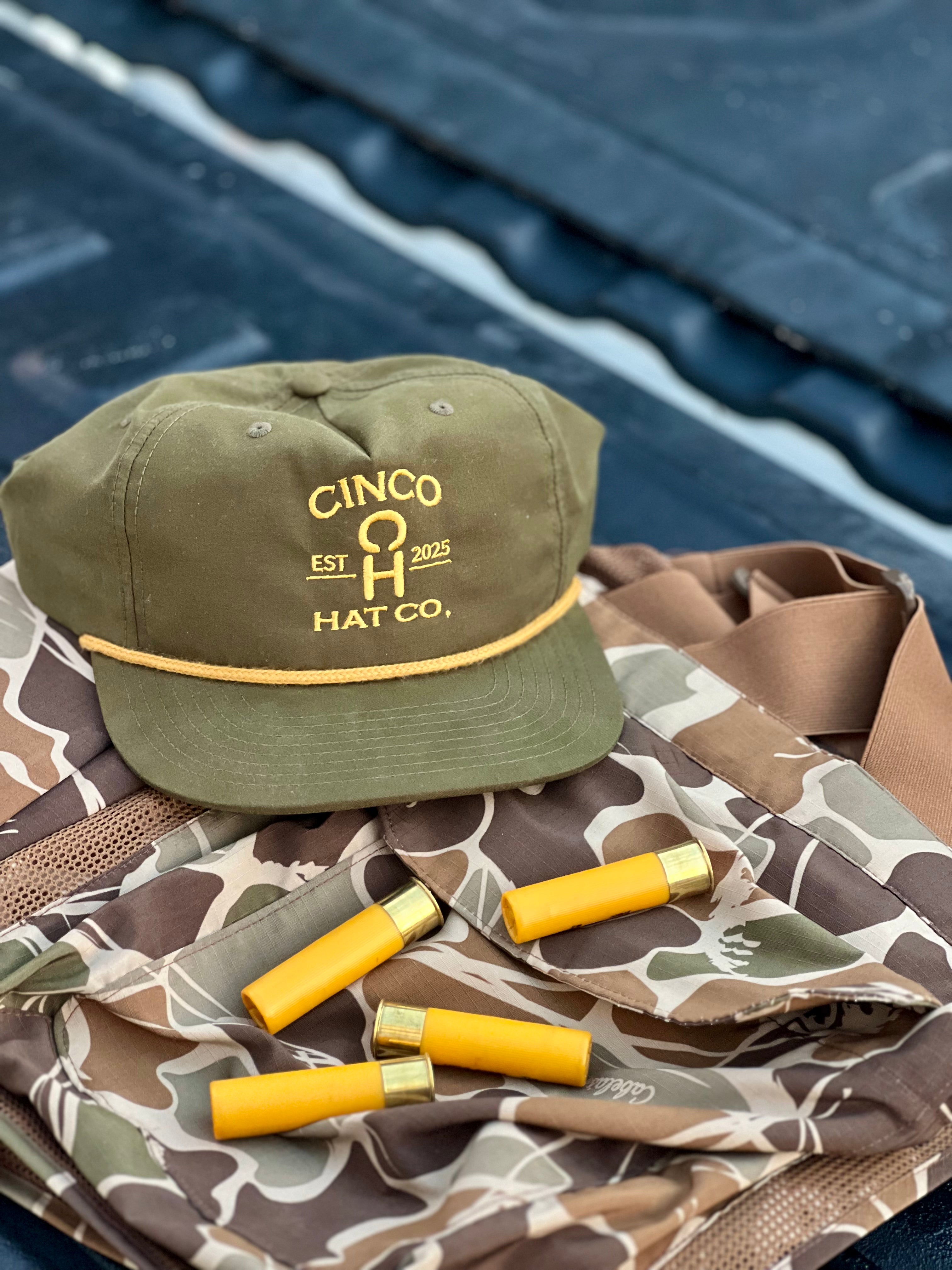 Hunter Green Rope Hat