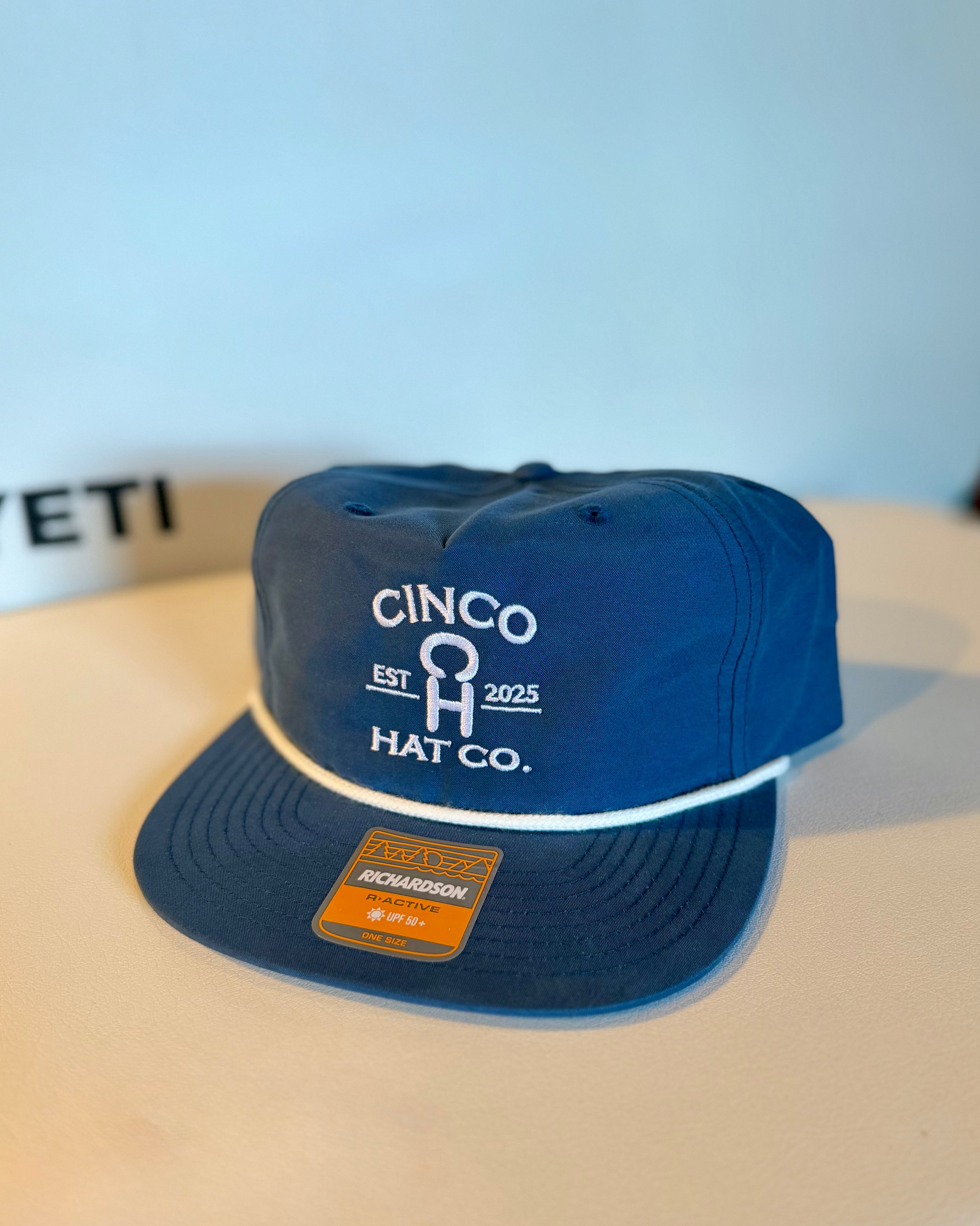 Coastal Blue Rope Hat